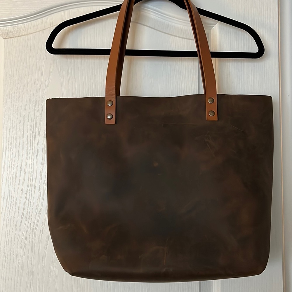 Brand new leather tote